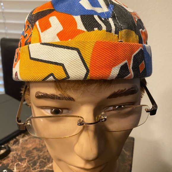 Fashion Style Men’s Multicolor Canvas Hat Size One - Picture 5 of 12